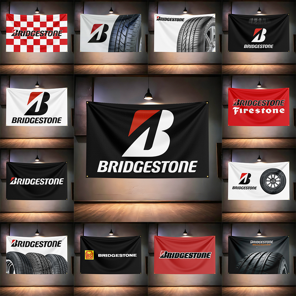 Auto Repair Shop Banners - Brid-gestones Tires Flag For Garage Auto