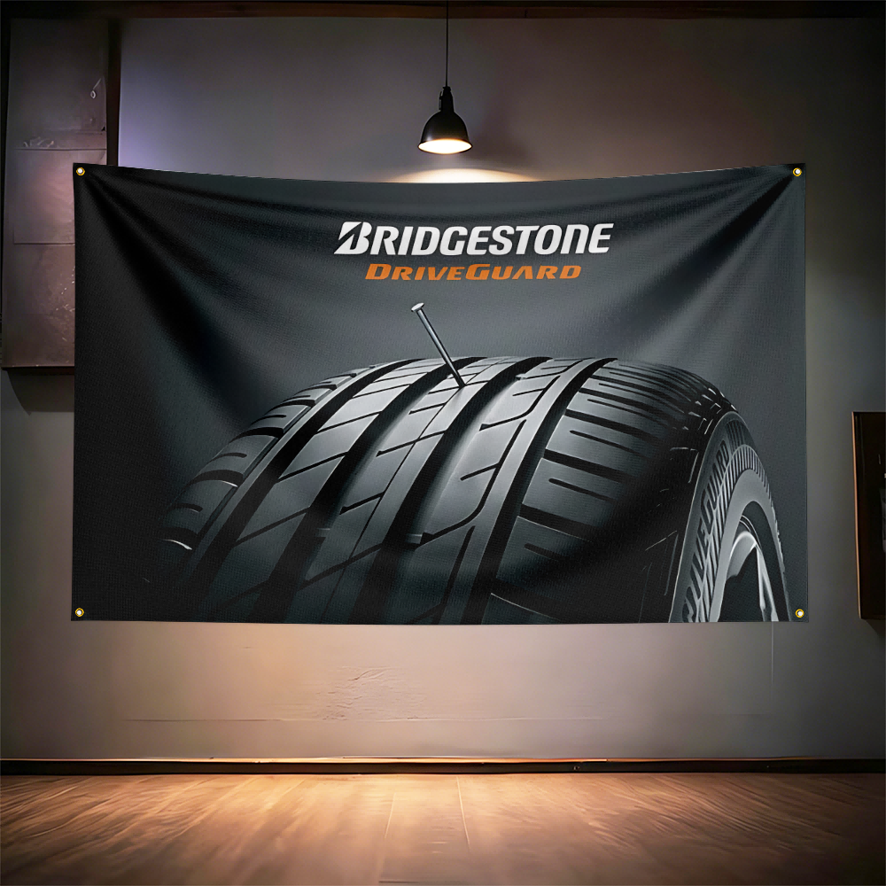 Brid-gestones Tires Flag  For  - Auto Repair Shop Banners avaliação e preço