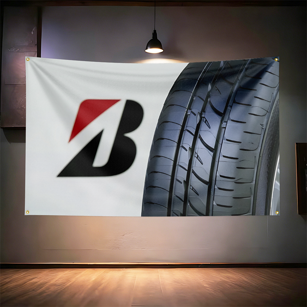 Brid-gestones Tires Flag  For  - Auto Repair Shop Banners avaliação e preço