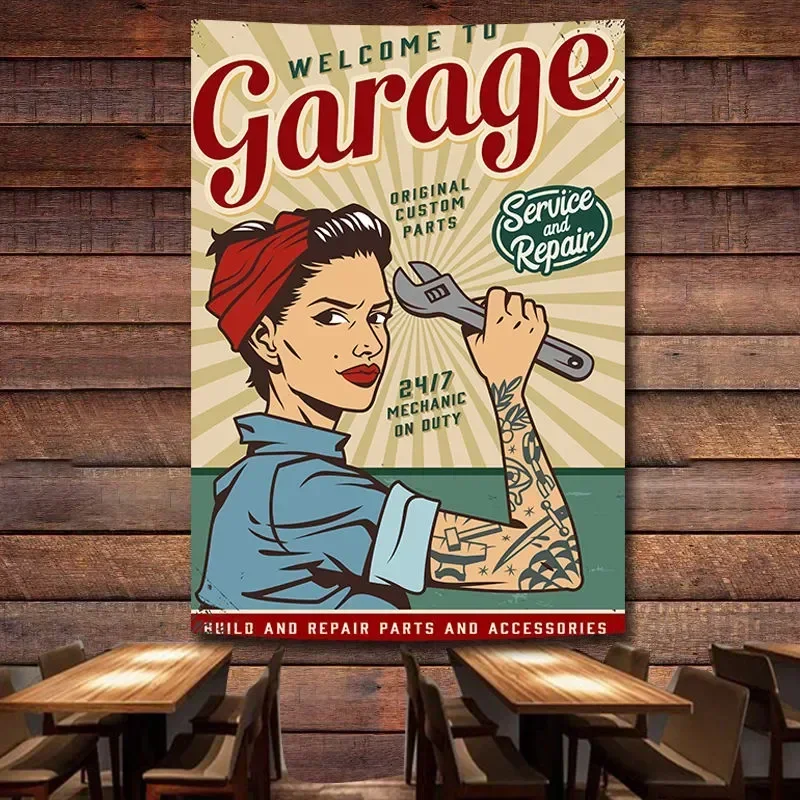 WELCOME TO Garage Vintage Car  - Auto Repair Shop Banners avaliação e preço