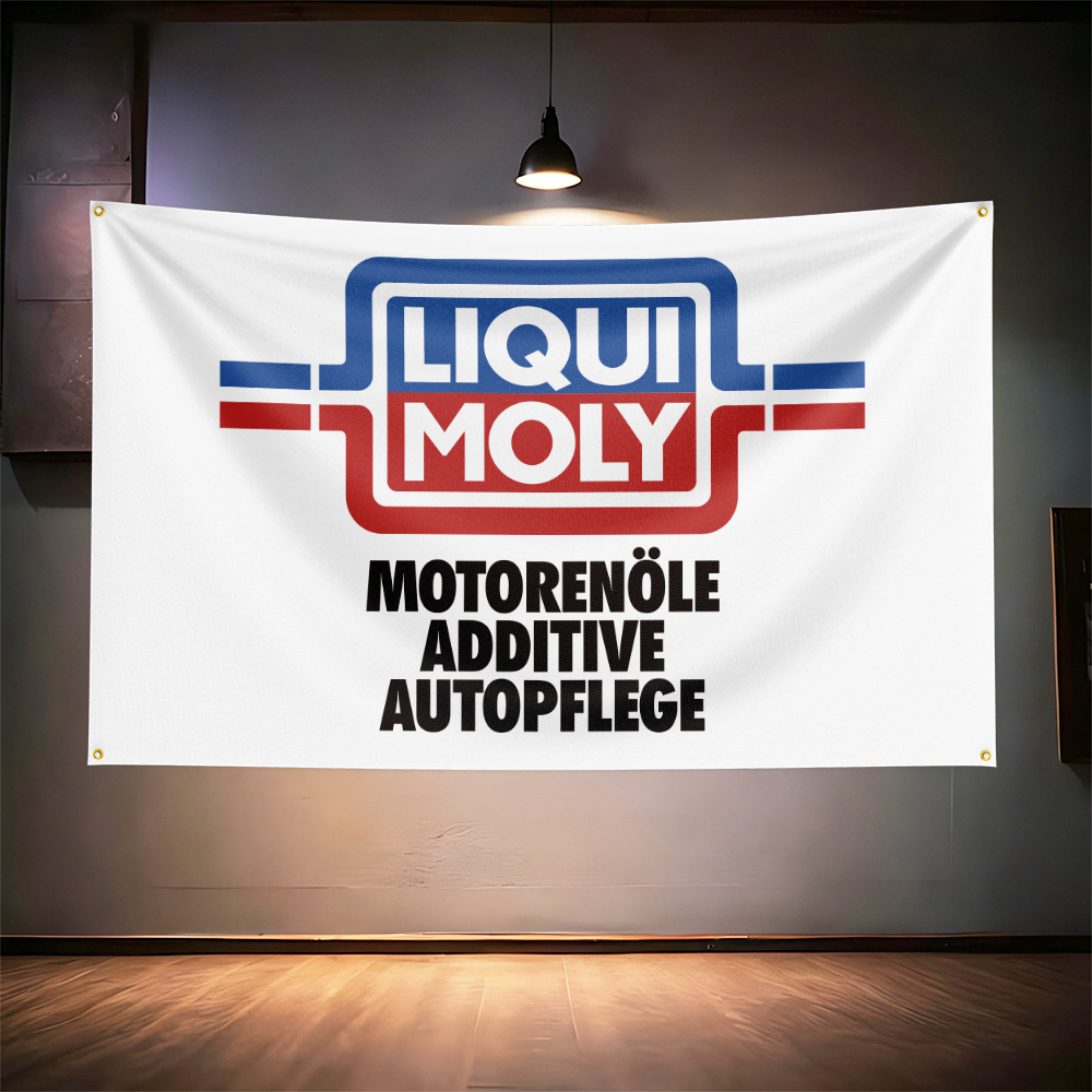 Li-qui-molys Additive Oil Flag - Auto Repair Shop Banners avaliação e preço