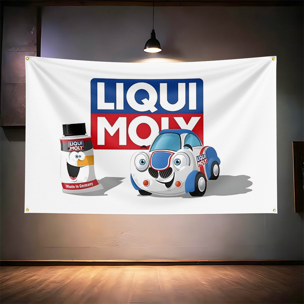 Li-qui-molys Additive Oil Flag - Auto Repair Shop Banners avaliação e preço